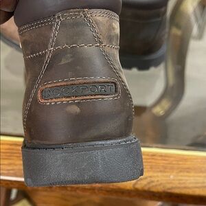 Rockport Men's Dark Brown Leather Boots